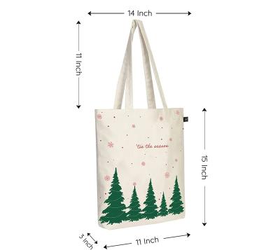 China Waterproof Tote Bag Custom Printed Plain Western Shopping Gifts Style Time Pattern Promotion Pcs Gifts Eco Friendly Shopping Bag for sale