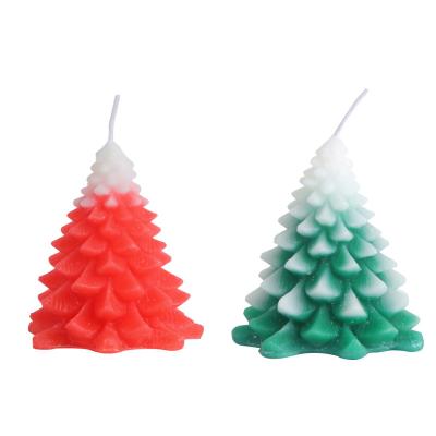 China New Creative Popular Christmas Gift Christmas Tree Candle Festival Gift with Cedar Aroma Candle Christmas Decoration for sale