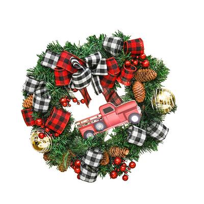 China Hot Selling Christmas Day Decoratiom Christmas Wreath Tengtiao Decoration Site Layout Props, Wreath Home Decoration for sale