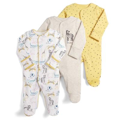 China Short Sleeeves High Quality Cotton Baby Clothes Long Sleeve Newborn Clothes Set Infant Jumpsuit Custom Rompers For Baby for sale