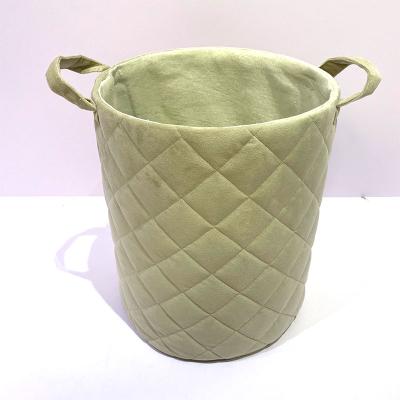 China Sustainable Hot Sale Fashion Wash Clothes Laundry Hamper Fabric Laundry Hamper With Handle for sale