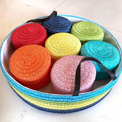 China Handweaving Eco - Friendly Latest Design PP Sustainable Storage Basket Best Seller for sale