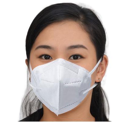 China Factory Wholesale Disposable KN95 In Stock 5 Layer KN95 Face Mask Civilian Face Mask Flat-fold KN95 Face Mask With Washable Valve for sale