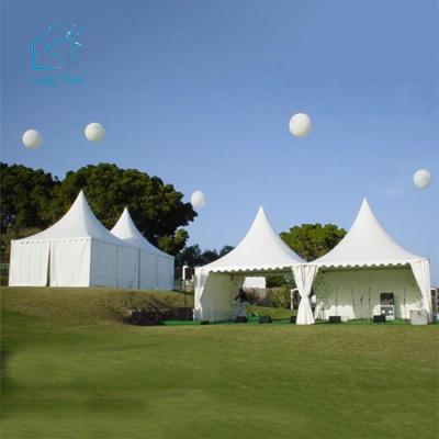 China Universal Kuwait Aluminum Tents 5X5m PVC Gazebo Pagoda Marquee Tent For Events for sale