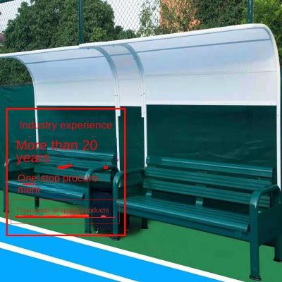 China Aluminum Alloy Factory Aluminum Alloy Tennis Court Combination Leisure Chair Basketball Court Playground Garden Park Leisure Chair for sale