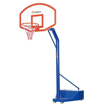 China New Fiberglass Basketball Mini Post Youth Basketball Board Outdoor Base Stand Base Basketball Hoop On Wheels for sale