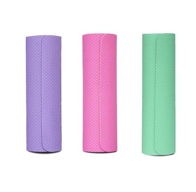 China Wholesale Custom Thick Anti-Slip Fold Up Tape Yoga Mat Sports Mats For Indoor Fitness Yoga Balance Training for sale