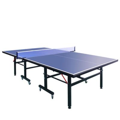 China Playing Ping Pong Game High Quality Portable Mobile Table Tennis Table With Wheels Excise Training Equipment Folding Outdoor Ping Pong Table for sale