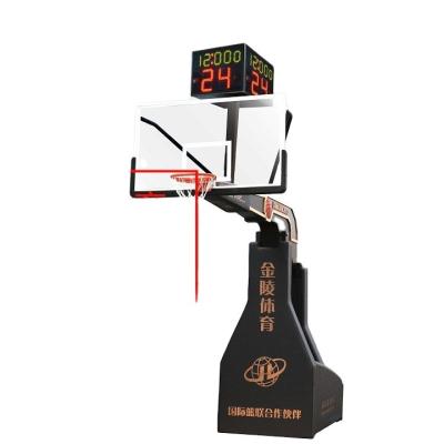 China Jinling steel intelligent basketball standsYLJ-3A FIBA ​​certification, are fully automatic to control the walking and lifting of the wheels for sale