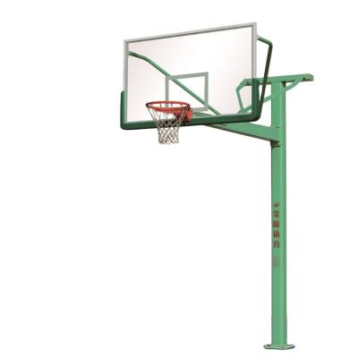 China Jinling steel set single arm buried basketball racks, type GDJ-1B with FIBA ​​certification, have SMC backboard. for sale