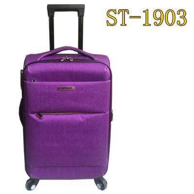 China School/Business/Travel Customized Baoding Baoding shengyakaite EVA Polyester Travel Baggage Prominent Suitcase 4 Pcs Soft Luggage Sets for sale