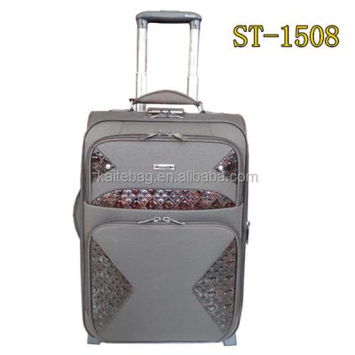 China Polyester Trolley Luggage With Suitcase , 4 Piece Luggage Sets Travel Luggage Bag Travel Suitcass for sale