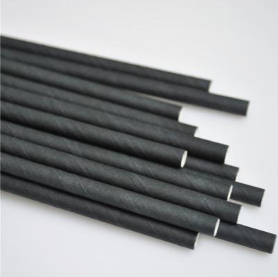 China Eco Disposable Biodegradable Striped Bamboo Drinking Paper Straws for sale