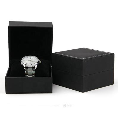 China High Quality Materials PU Leather Material Storage Box Recycled Smart Watch Gift Box for sale