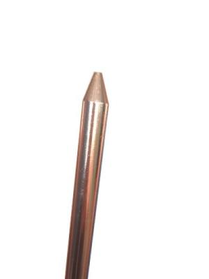 China 14.2mm , 16mm Copper bond earth rod / bar , electrical ground rods for sale