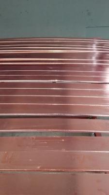 China Square 100mm²  Copper Flat Bar , copper bonded ground tape for electrical station for sale