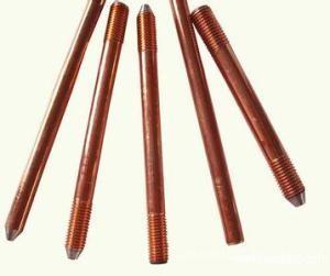 China 99.95% Sectional Copper Clad Steel Earthing rod , grounding bars 1/2