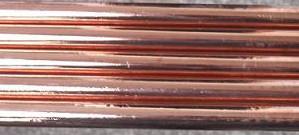 China 7.5mm Flat Type copper clad steel ground rod for Lightning Protection for sale