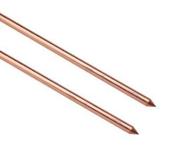 China Anti corrosion Copper Bonded Steel Grounding Rod for Lightning Protection for sale