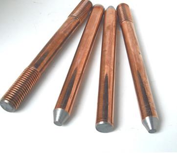 China Electroplated Copper Coated Ground Rod /  electrode with UL listed for sale