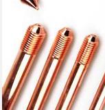 China 22mm Pure Copper electric fence ground rod  for anti thunder device for sale