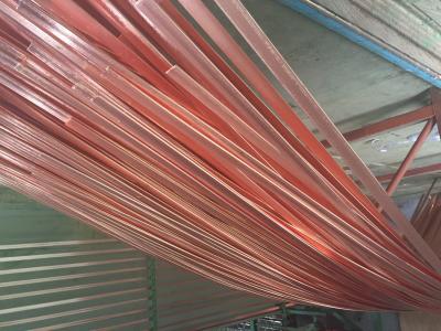 China 99.95% Copper Clad Steel flat copper bar Ground Tape for lightning protection for sale