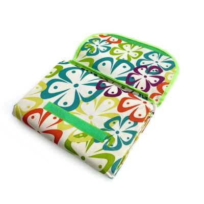 China Washable Printed Oxford Picnic Blanket With PVC Coating for sale