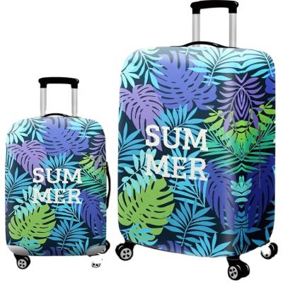 China Custom Elastic Suitcase Cover Polyester Spandex Cover Device Moderm Luggage Protector Baggage Luggage for sale