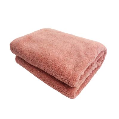 China High Quality Silver Anti-static Yarn Polyester Home Textile Shu-velvetine Sherpa Fleece Blanket for sale