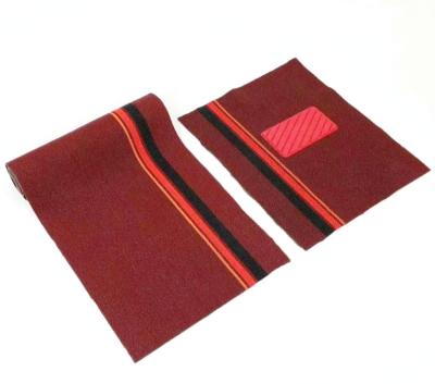 China Washable Custom Printed Stripe Microfiber Non Slip Door Mat for sale