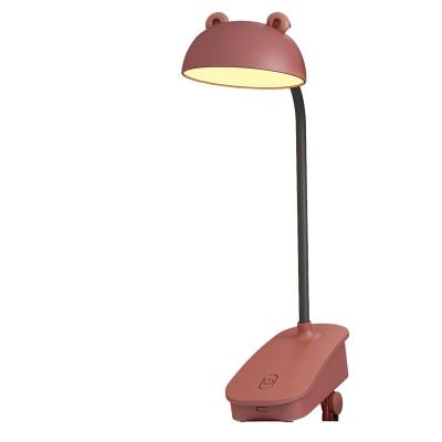 China Portable Removable Wholesale ABS Dimmer Bendable Desk Lamps Led Children Pointing Eye Table Care Lamps for sale