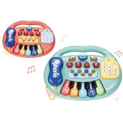 China Early Educational Plastic Mini Kids Rich Function Learning Piano Keyboard Musical Toys for sale