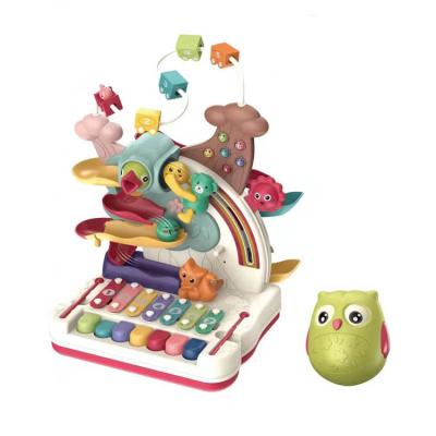 China New Arrival Musical Percussion Children Baby Educational Educational Toy Girl Boy Learning Activity Play 7 in 1 with Bang on Piano for sale