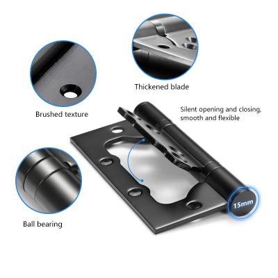 China High Quality Traditional Stainless Steel Butterfly Metal Door Hinge Flush Hinge for sale