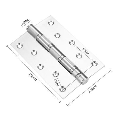 China Stainless Steel 201 304 Traditional Wooden Door Hinge Hardware Accessory Polished Spring Weld Hinge for sale