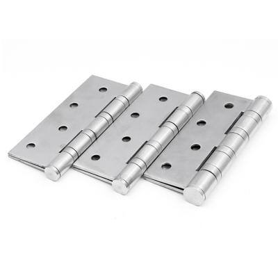 China Traditional Custom Hardware Accessory 304 Stainless Steel Iron Metal Round Spring Door Hinge Corner Flush Hinge For Wooden Door for sale