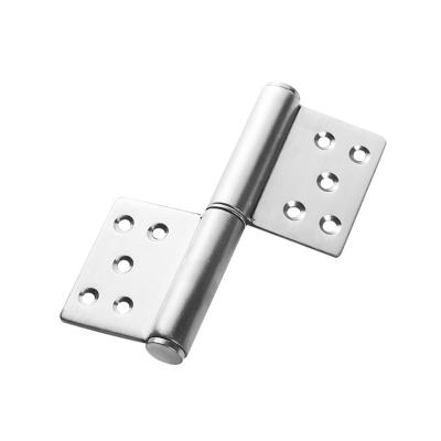 China 201 Traditional Heavy Duty Stainless Steel Door Flag Weld Hinge For Wood And Metal Door for sale