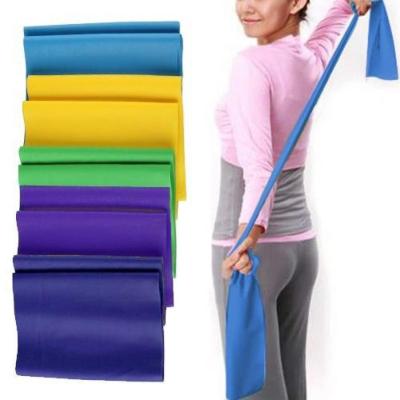 China Elasticity Gym Fitness Exercise Resistance Band Rubber Strap High Yoga Rubber Chest Promoter String Stretch for sale