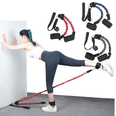 China Full Body Fitness Exercise Training Resistance Band Leg Hip Power Strengthen Pull Rope Belt System Cable Machine Gym Workout Home Fitness Equipment for sale