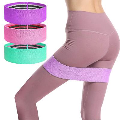 China Non Slip Booty Bands 1/2/3pcs Resistance Bands Set Rubber Elastic Expander Yoga Hip Circle Band Gym Loop Booty Exercise for sale