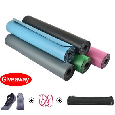 China Strong Natural Black PU Yoga Rubber Mat Exercise Eco-friendly PU Rubber Absorbent for sale