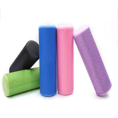 China Muscle Massage Roller 30/45/60cm Fitness Pilates Foam Roller Blocks EVA Yoga Column For Neck Back Arm Waist Hip Leg Muscle Massager Drop Shipping for sale