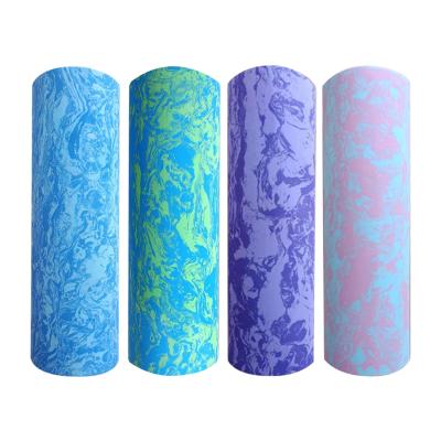 China 45/60CM Colorful Iridescent Pilates Block Yoga Foam EVA 45/60CM Cloud GYM Fitness Body Massager High Density Floating Roller for sale