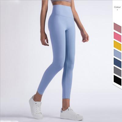 China 2020 Hot Sale Fitness Breathable Female Full Length Leggings 19 Colors Running Comfortable And Formfitting Yoga Pants for sale