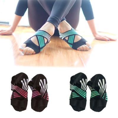 China Breathable Women\`s Non-slip Dance Pilates Fitness Shoes Professional Indoor Yoga Shoes for sale