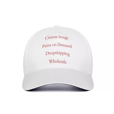 China Wholesale Custom Design On Request Logo Hats Men Baseball Cap COMMON Print Image Washed Floral Packard Adjustable Unisex Hat for sale