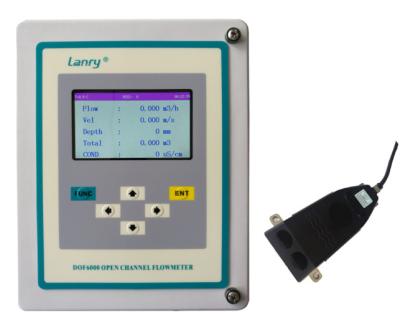 China Doppler Open Channel Flow Meter Ultrasonic Flowmeter For Rain Water Pipework Te koop