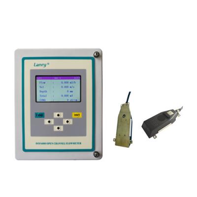 中国 Open Channel Wall Mounted Clamp On Ultrasonic Flow Meter Digital Water Flowmeter Ultrasonic Flow Meter 販売のため