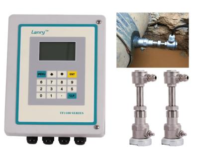 China Cement Pipe Insertion Type Ultrasonic Flow Meter TF1100-EI Hot Tapped Installation for sale