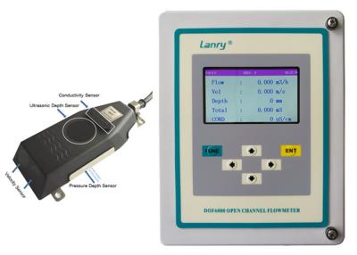 China Compact Design Area Velocity Flow Meter For Open Channel Partially Filled Pipe for sale